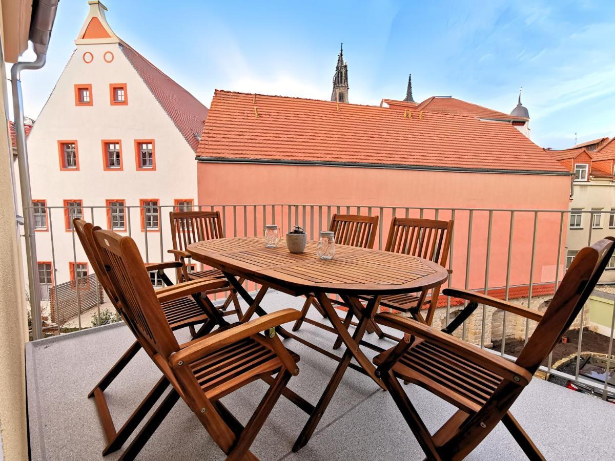 Fynbos Apartments Deluxe, Balkon, Historisch, Parkplatz Meißen Exterior foto